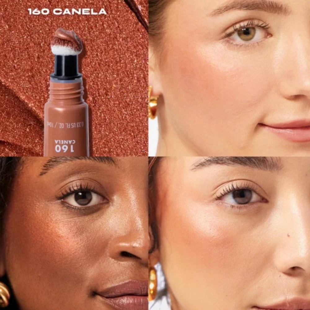 Milani Cheek Kiss Liquid Blush and Glow 160 Canela Rich Cinnamon 10ml